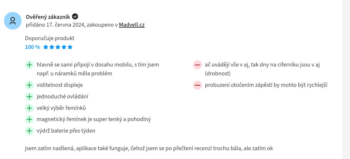 madvell pulsar hodnocení