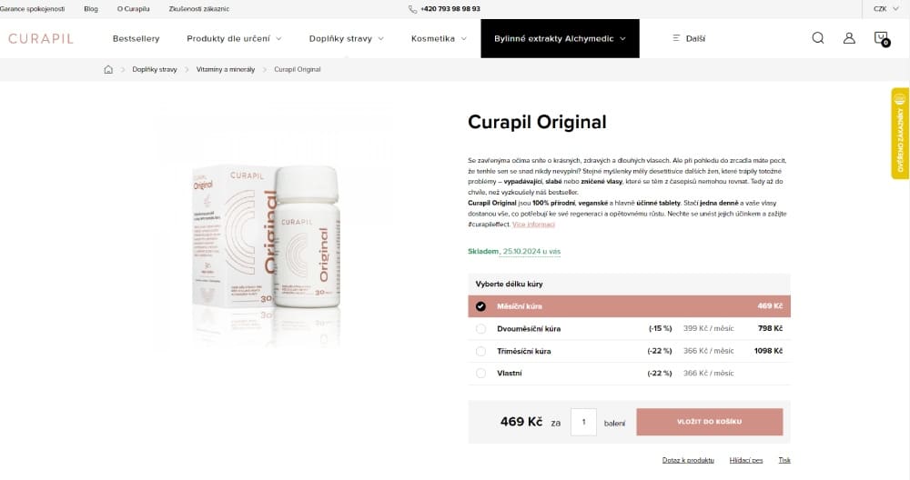 curapil recenze vitamínů